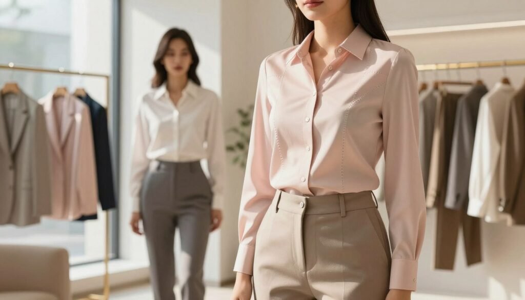 custom-fit blouse